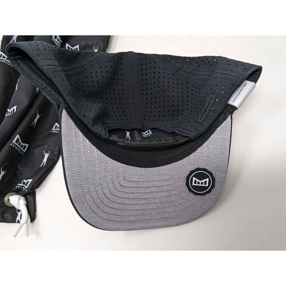 MELIN A-GAME HYDRO PHIL MICKELSON ON-COURSE BLACK TOUR CAP HAT 58 CM W/ BAG NEW - Picture 7 of 9